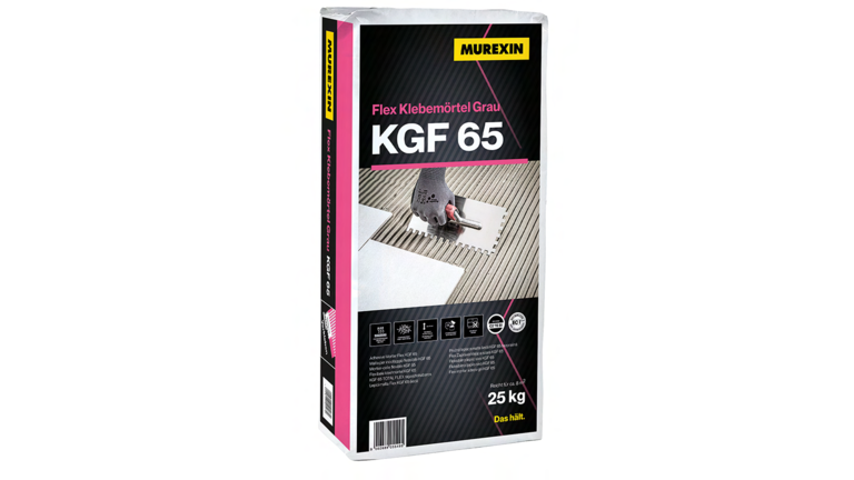 Flex Klebemörtel Grau KGF 65, verpackt, 25 kg